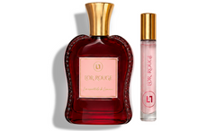 L'Or Rouge for Women Eau De Parfum Spray by Lomani (Les Essentiels collection) 2 piece Gift Set