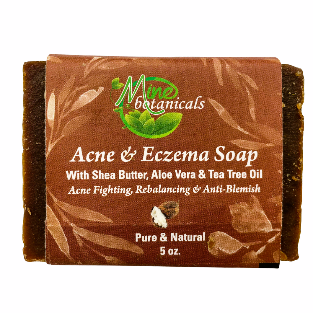 Acne & Eczema Soap by Mine Botanicals 5oz