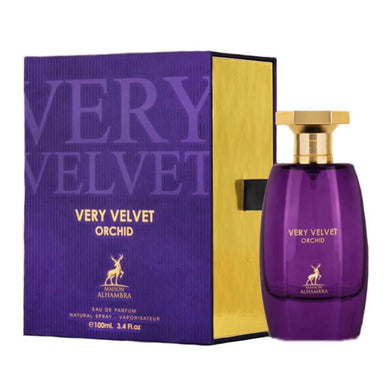 Very Velvet Orchid Eau De Parfum By Maison Alhambra | Lattafa 100ml 3.4 FL OZ Oriental Perfume