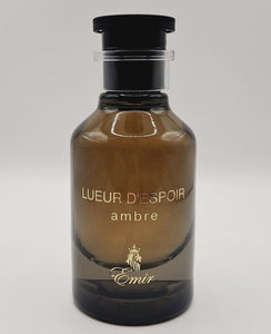 Lueur D'Espoir Ambre Eau De Parfum By Emir Paris Corner 100ml 3.4 FL OZ