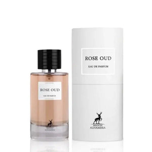 Rose Oud Eau De Parfum by Maison Alhambra 100ml 3.4 Fl Oz Oriental Perfume