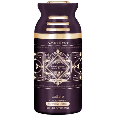 Amethyst | Badee Al Oud | Oud for Glory | Concentrated Extra Long Lasting Perfumed Spray | Oriental Perfume 250ml | By Lattafa