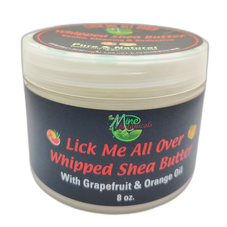 Lick Me All Over Whipped Shea Butter with Grapefruit & Orange Oil 8oz by Mine Botanicals