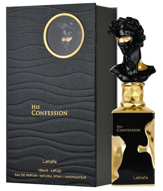 His Confession Eau De Parfum For Men By Lattafa 100ml 3.4 FL OZ