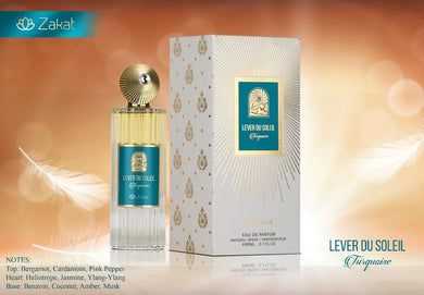 Lever Du Soleil Turquoise Zakat Eau De Parfum By Zoghbi Parfums 80ml 2.7 FL OZ