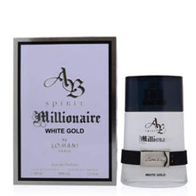 AB Spirit Millionaire White Gold for Men Eau De Parfum Spray by Lomani 100ml/3.3oz