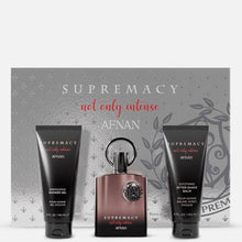 Supremacy Not Only Intense for Men 3 piece Gift Set by Afnan (3.4oz EDP, 5oz after shave, 5oz shower gel)