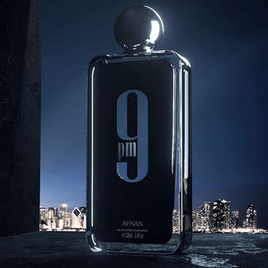 9 PM BLACK Eau De Parfum By Afnan 100ml 3.4 FL OZ
