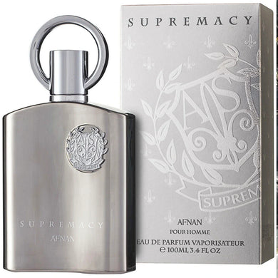 Supremacy Silver Pour Homme Eau De Parfum By Afnan 100ml 3.4 FL OZ