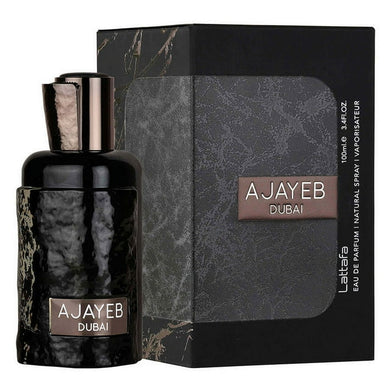 Ajayeb Dubai Black Eau De Parfum By Lattafa 100ml 3.4 FL OZ
