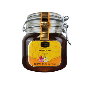 100% Natural Grade A Honey - Gluten Free - By Alshifa - 35.27 oz (1kg) - Product of Saudi Arabia