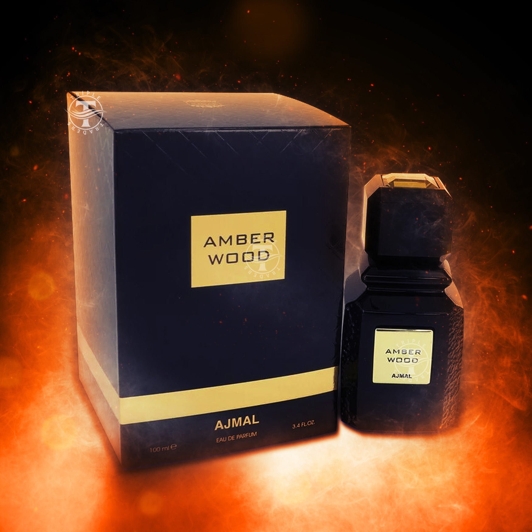 Amber Wood Eau De Parfum By Ajmal 100ml FL OZ
