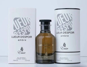 Lueur D'Espoir Ambre Eau De Parfum By Emir Paris Corner 100ml 3.4 FL OZ