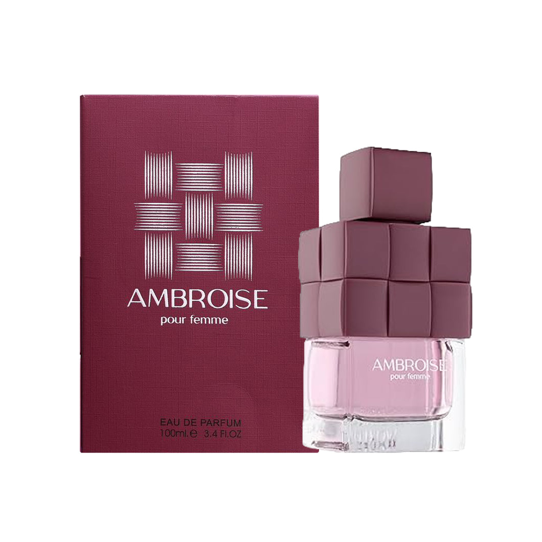 Ambroise Pour Femme Eau De Parfum By Fragrance World 100ml 3.4 FL OZ