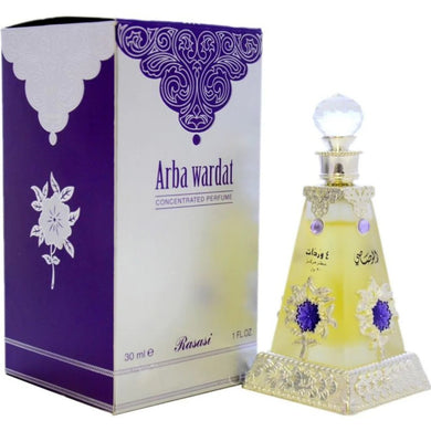 Arba Wardat Concentrated Perfume by Rasasi 30ml 1 FL OZ
