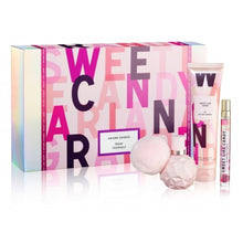 Ariana Grande Sweet Like Candy 3 Pcs Set For Women: 1.7 Eau De Parfum Spray + 0.33 Eau De Parfum Spray + 3.4 Body Souffle