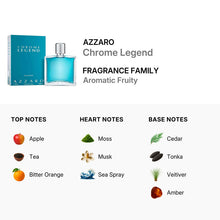 Azzaro Chrome Legend for Men Eau De Toilette Spray 100ml/3.3oz