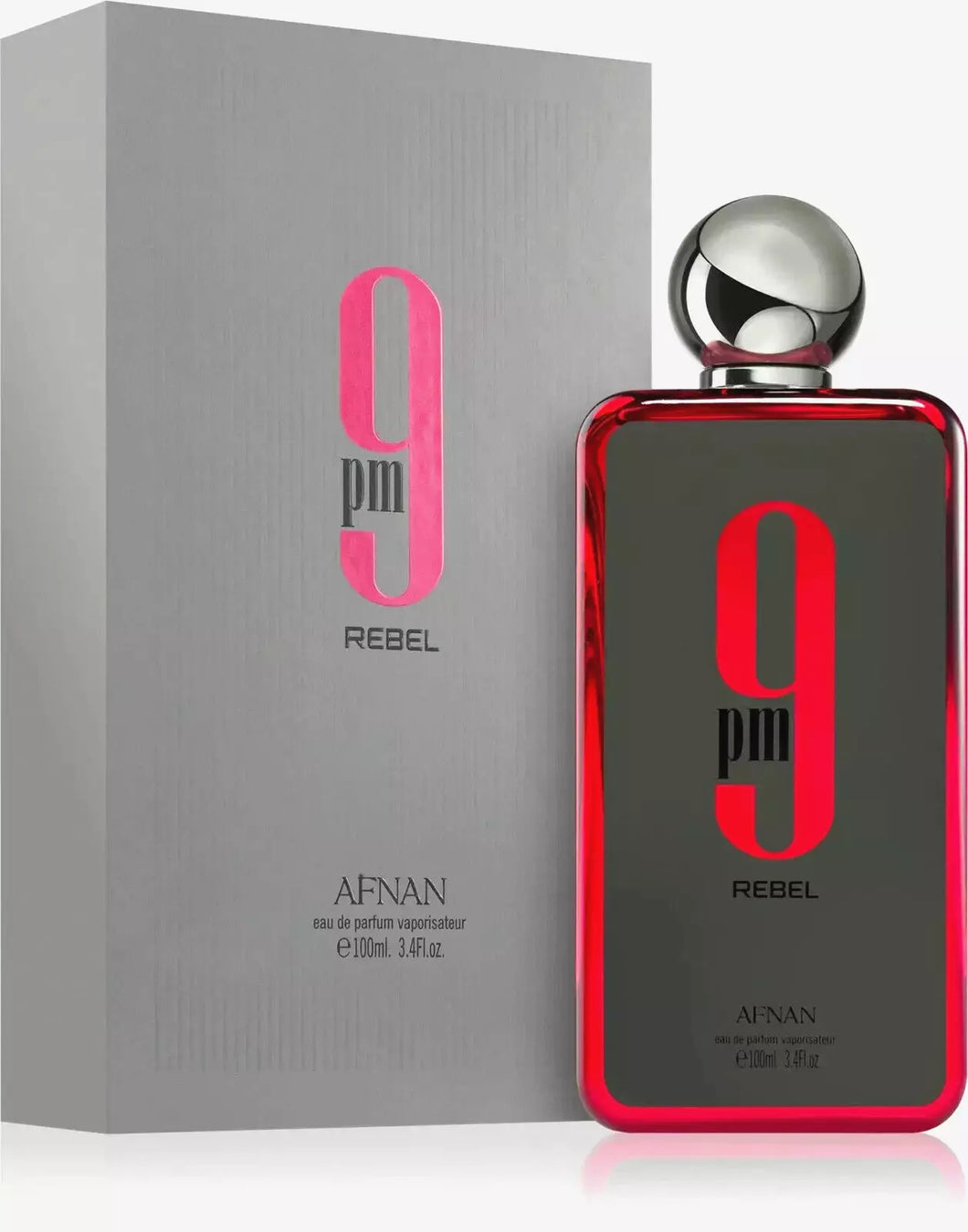 9PM REBEL Eau De Parfum By Afnan 100ml 3.4 FL OZ