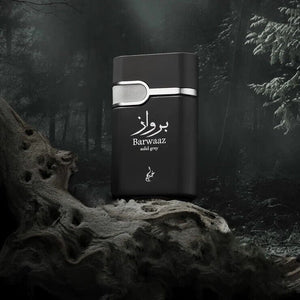 Barwaaz Solid Grey Eau De Parfum By Khadlaj 100ml 3.4 fl oz