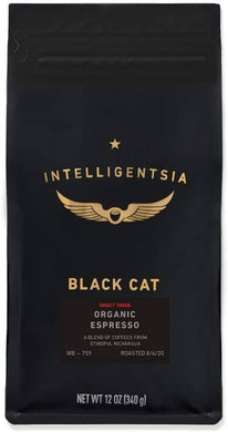 Black Cat Organic Espresso Coffee From Peru By Intelligentsia 12 oz (340g)