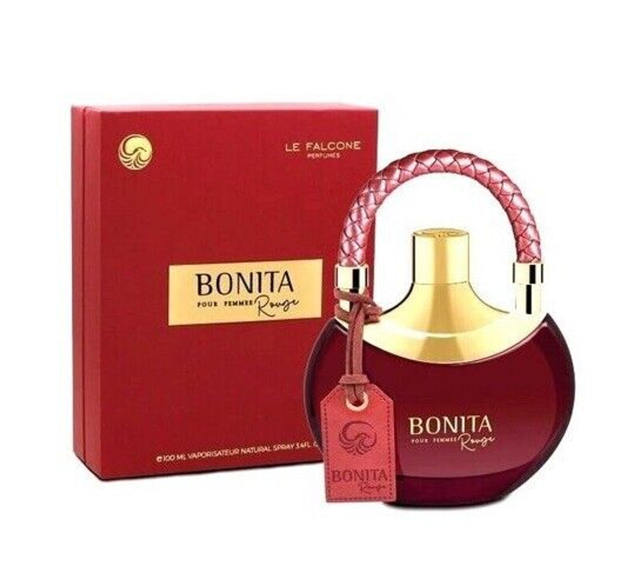 Bonita Rouge Eau de Parfum for Women by Le Falcone 3.4oz 100ml Super Rich Amazing