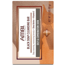 Ambi Black Soap Cleansing Bar for Oily & Combination Skin – 3.5 oz
