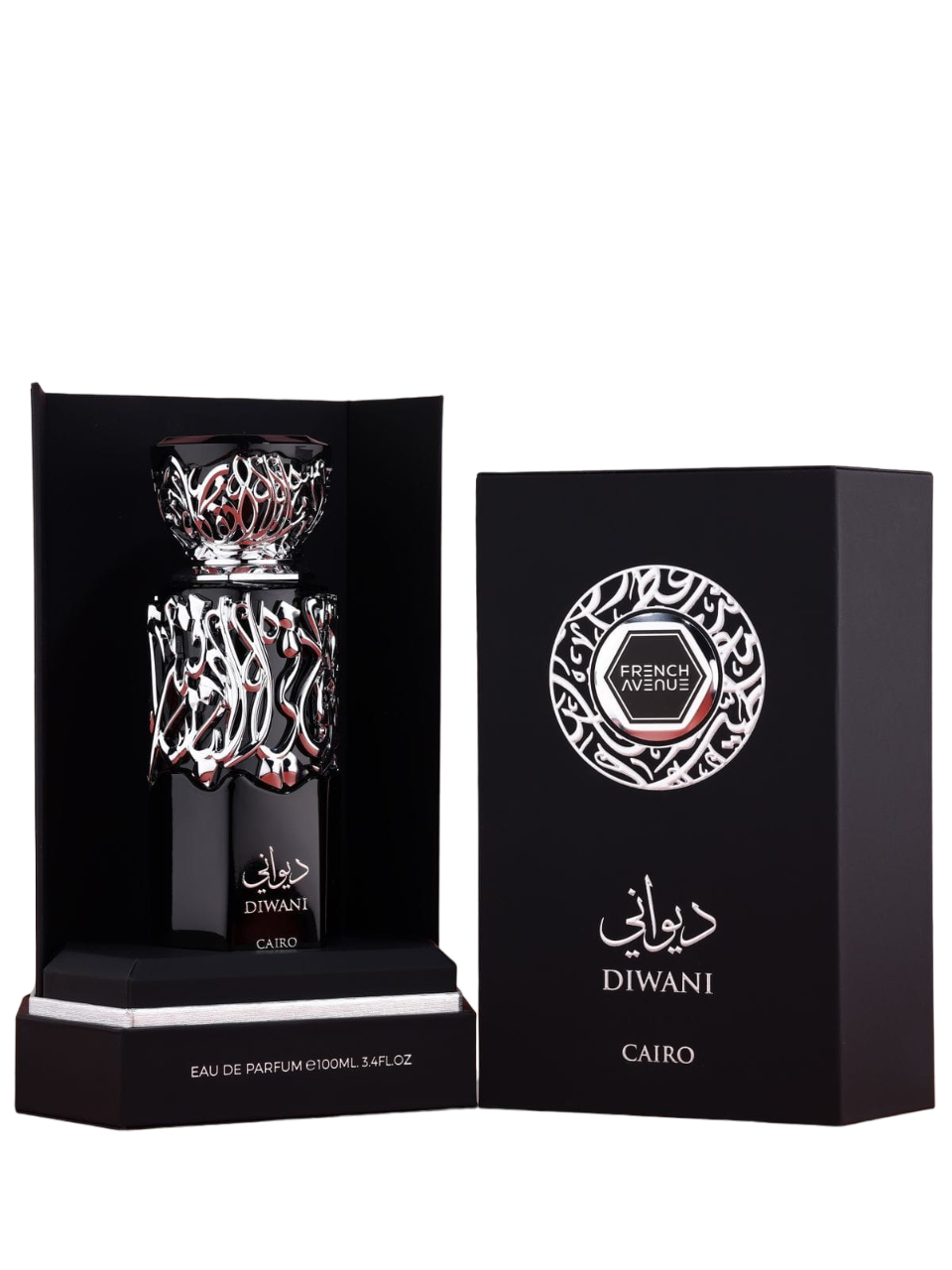 FRENCH AVENUE • ￼DIWANI 香水 (黒・白) 2点セット￼ Cairo Diwani Eau De Parfum By French Avenue Fragrance World 100ml