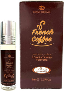 French Coffee 6ml  Roll-On Perfume Oil By Al-Rehab Crown Perfumes (Box Of 6)