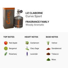 Curve Sport for Men Cologne Spray by Liz Claiborne 125ml/4.2oz