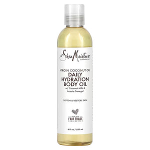 Daily Hydration Body Oil With Coconut Milk & Acacia Senegal By Shea Moisture 8 FL OZ 237 ML