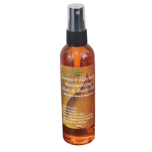 Seamoss & Elderberry Moisturizing Hair & Body Oil 4 oz By Mine Botanicals