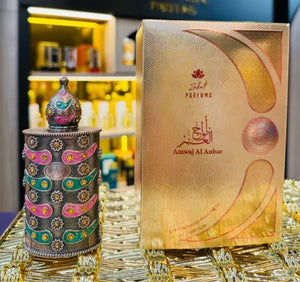 Amwaj Al Anbar Concentrated Perfume Oil By Zakat 20ml 0.67 Fl Oz