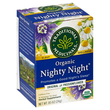 Traditional Medicinals Organic Nighty Night, Caffeine Free Herbal Tea 16 Bags 0.85oz