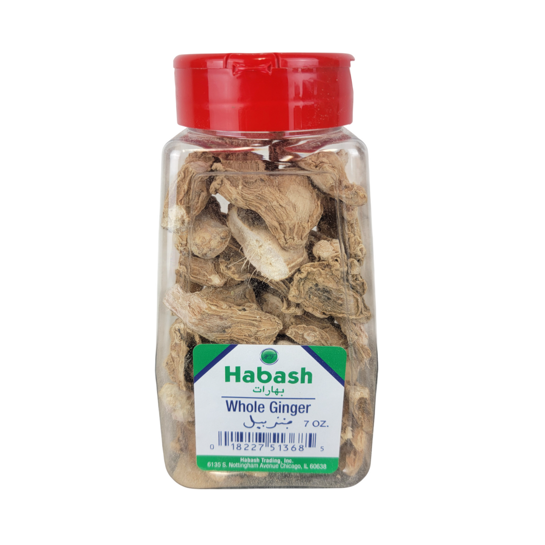 Whole Ginger 7oz By Habash Imported Spices