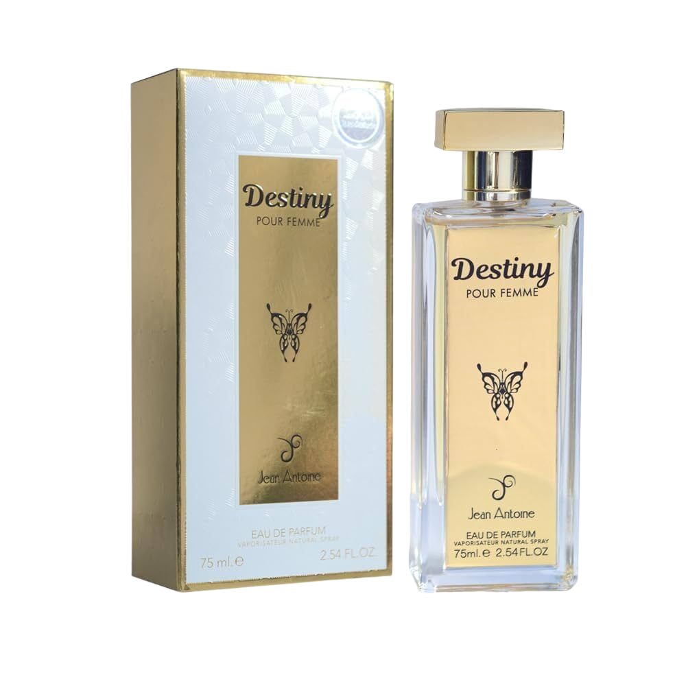 Destiny Pour Femme Eau De Parfum By Jean Antoine Almas Perfumes 75 ML 2.54 FL OZ Made In Saudi Arabia