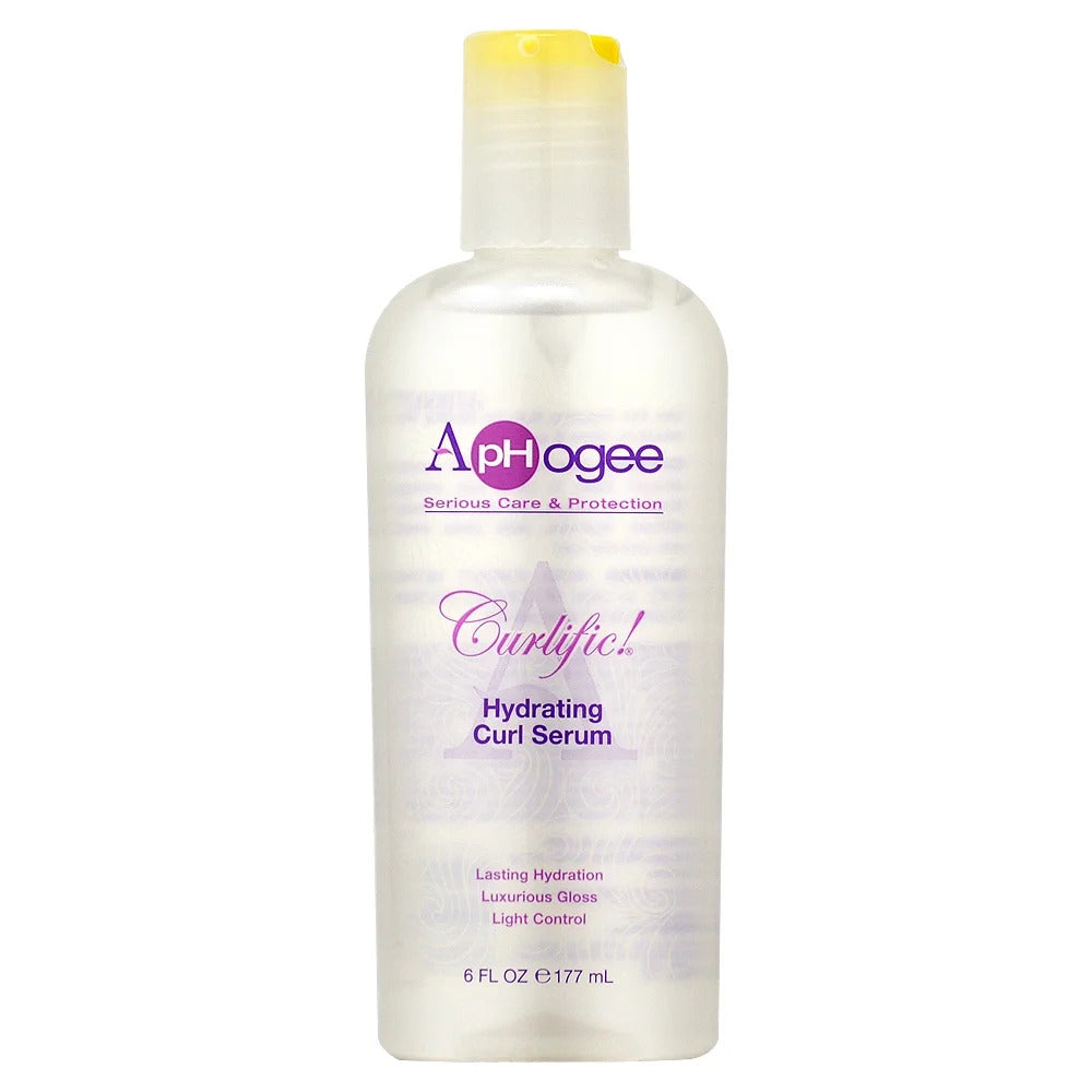 Curlific! Hydrating Curl Serum By Aphogee Serious Care & Protection 6 FL OZ 177 ML