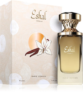 Eshal Vanilla Eau De Parfum Spray by Paris Corner 100ml/3.4oz