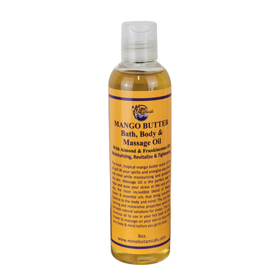 Mango Butter, Body & Massage Oil 8 oz By Mine Botanicals