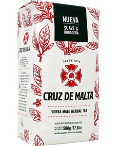 Suave & Duradera Cruz De Malta Yerba Mate Herbal Tea 17.6 oz 500g Made In Argentina