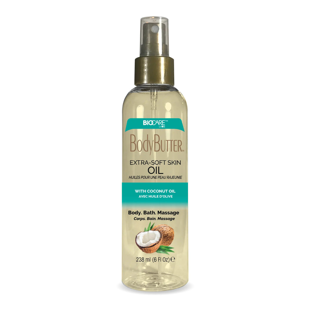 BodyButter Extra-Dry Skin Oil With Coconut Oil  6.1 fl oz (180ml) By Biocare Labs