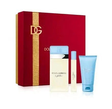 Dolce & Gabbana Light Blue Women Eau de Toilette Gift Set (3.3oz EDT, 0.33oz travel, 1.7oz lotion)
