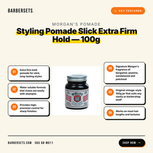 Morgan's Styling Pomade Slick/Extra Firm Hold for Men 3.5oz
