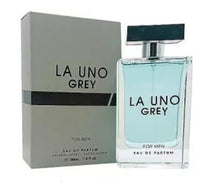 La Uno Grey For Men Eau De Parfum By Fragrance World 100ml 3.4 FL OZ