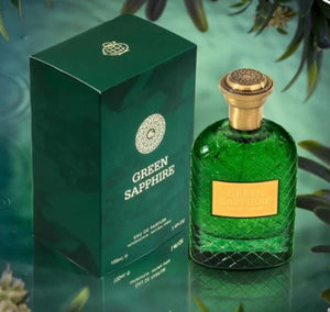 Green Sapphire Eau De Parfum by Fragrance World 100ml 3.4 FL OZ