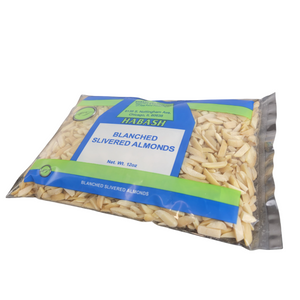 Blanched Slivered Almonds Net Wt. 12 oz By Habash