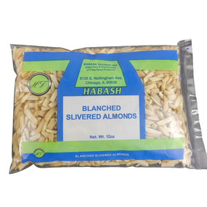 Blanched Slivered Almonds Net Wt. 12 oz By Habash