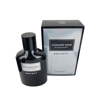 Genuine Man Giovany Society Eau De Parfum By Fragrance World 100ml 3.4 FL OZ