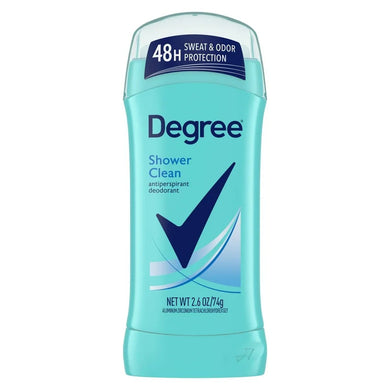 Degree Shower Clean Antiperspirant Deodorant 2.6 oz (74g) 48H Sweat & Odor Protection