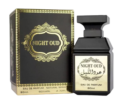 Night Oud Eau De Parfum By Fragrance World 80ml 2.72 FL OZ