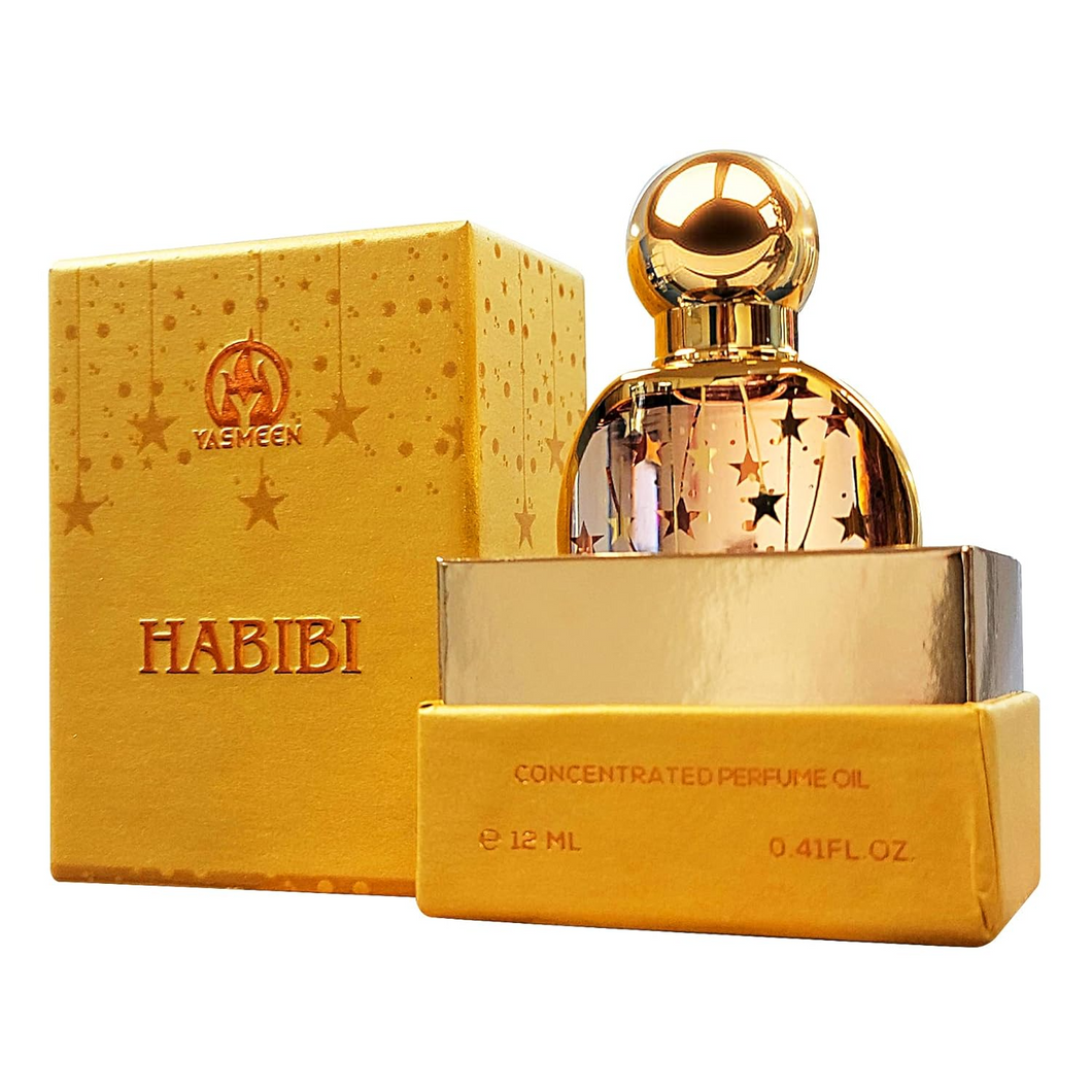 Habibi | Concentrated Perfume Oil | ULTRA PREMIUM | LONG LASTING | RARE & UNIQUE! | By Yasmeen [ 12ml | 0.41 FL OZ ]
